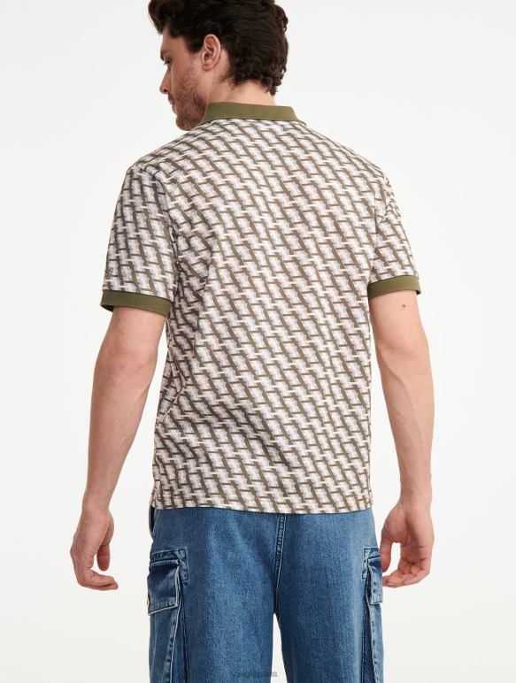 Hommes taillis pr Aigle polo monogrammé à manches courtes vêtements 2F486119