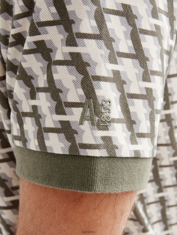 Hommes taillis pr Aigle polo monogrammé à manches courtes vêtements 2F486119