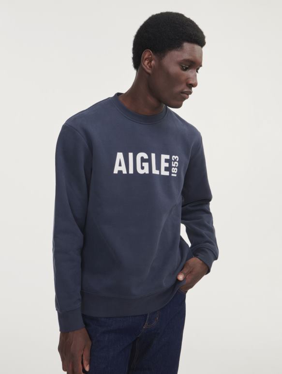 Hommes Empire Aigle sweat-shirt ras du cou imprimé brossé vêtements 2F48626