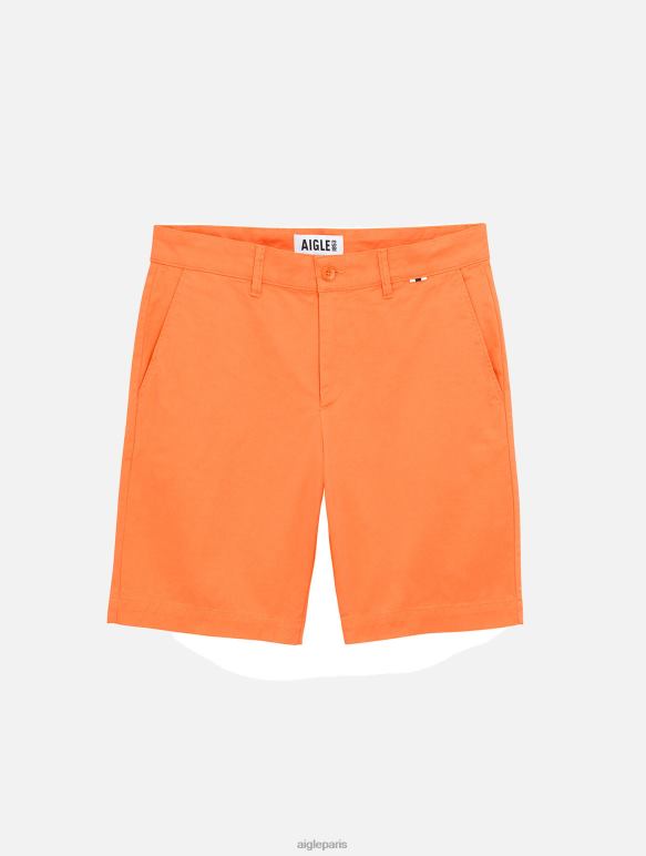 Hommes abricot Aigle short chino vêtements 2F486111