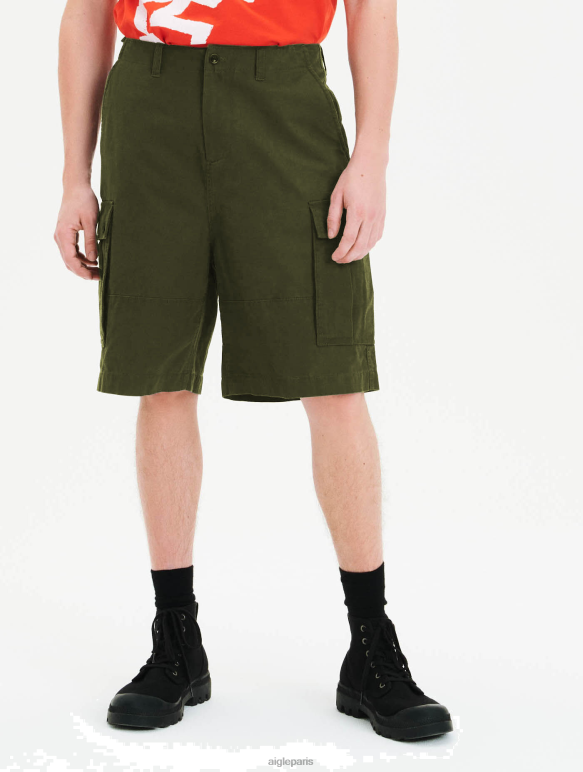 Hommes avocat Aigle short cargo en coton biologique vêtements 2F486107