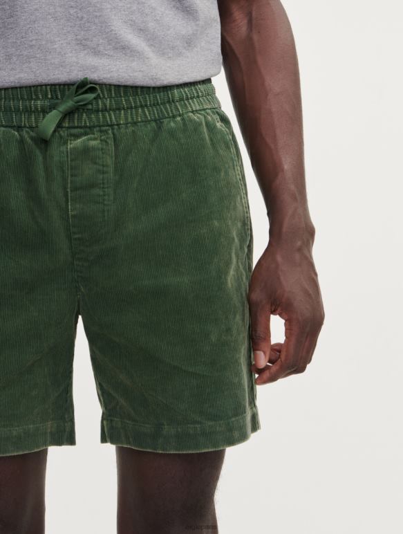 Hommes botanique Aigle short en velours côtelé vêtements 2F486116