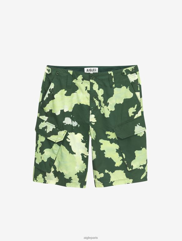 Hommes pr botanique Aigle short cargo en popeline vêtements 2F48653