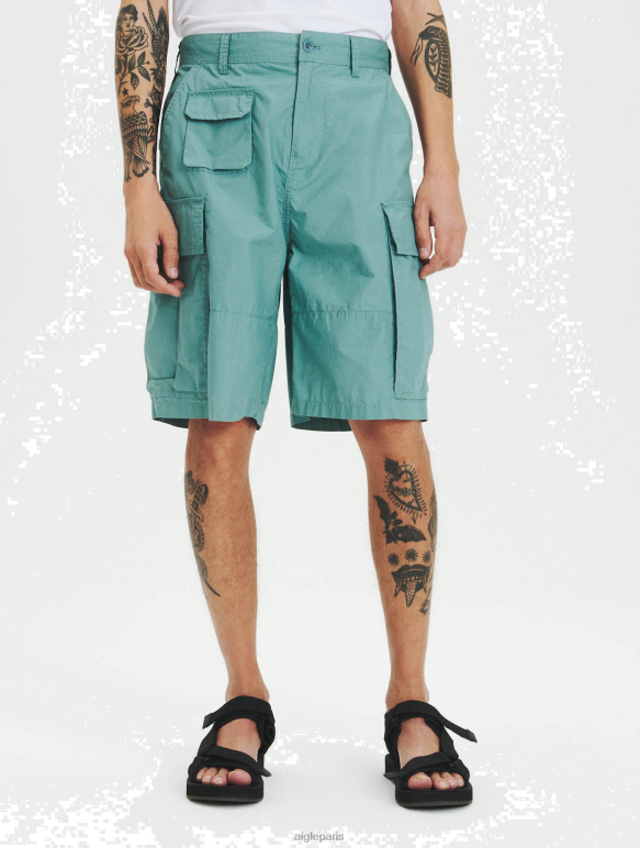 Hommes valse Aigle short cargo en coton biologique vêtements 2F486143